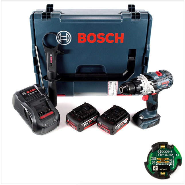 Bosch GSB 18V-85 C Akku Schlagbohrschrauber 18V 85Nm 1/2" Brushless + 2x Akku 6,0Ah + Ladegerät + Connectivity Modul + L-Boxx - Toolbrothers