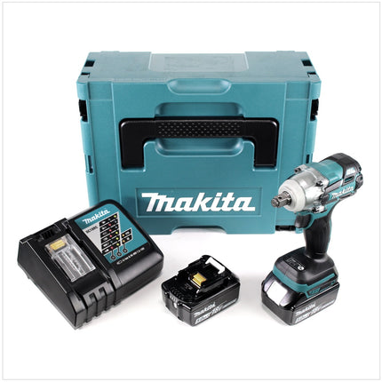 Makita DTW 285 RTJ Akku Schlagschrauber 18V 280Nm 1/2" Brushless + 2x Akku 5,0Ah + Ladegerät + Makpac - Toolbrothers