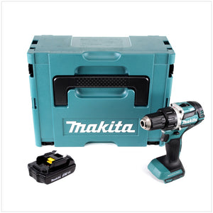 Makita DDF 484 Y1J 18 V Akku Bohrschrauber Brushless 54 Nm im Makpac mit 1x BL 1815 N 1,5 Ah Akku