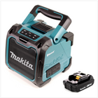 Makita DMR 200 A1 Baustellen Lautsprecher 10,8 - 18 V Bluetooth Grün + 1x Akku 2,0 Ah - ohne Ladegerät - Toolbrothers
