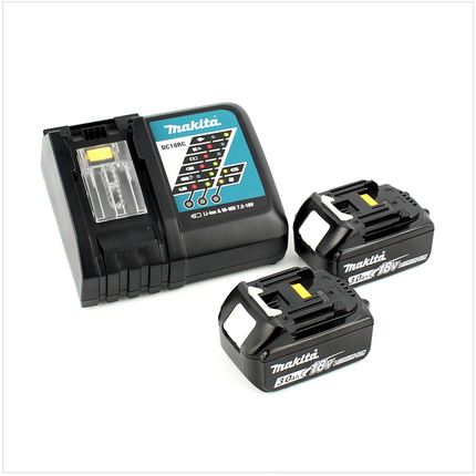 Makita DTD 154 RFJ Akku Schlagschrauber 18 V 1/4" 175Nm Brushless + 2x Akku 3,0Ah + Ladegerät + Makpac - Toolbrothers