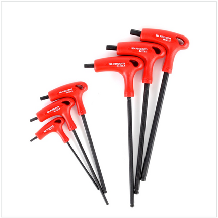 Facom Handwerkzeug Komplett Set mit Ring - Maulschlüssel Set 14 tlg. + Stiftschlüssel Satz 6 tlg. + Protwist Schraubendreher Satz  6 tlg. in Facom Werkzeugtasche - Toolbrothers