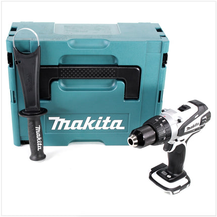 Makita DDF 458 W ZJ 18 V Akku Bohrschrauber 91 Nm in weiß Solo im Makpac ohne Akku und Ladegerät - Toolbrothers