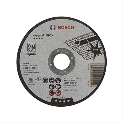 Bosch GWS 850 C 850 Watt 125 mm Winkelschleifer + 25 x Bosch INOX Trennscheibe - Toolbrothers