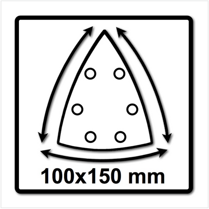 Festool Abrasivo de malla Granat Net STF DELTA P120 GR NET/50 - 50 unidades ( 203322 )