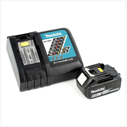 Makita DHP 484 RT1J 18V Brushless Li-Ion Akku Schlagbohrschrauber im Makpac inkl. 1x BL 1850 B 5,0 Ah Akku und DC18RC Ladegerät - Toolbrothers