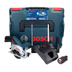 Bosch GKS 12V-26 Professional Akku Handkreissäge 12 V 85 mm + 1x Akku 3,0 Ah + Ladegerät + L-Boxx