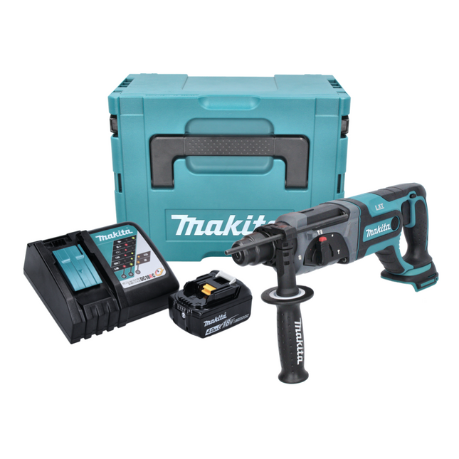 Makita DHR 241 RM1J Akku Bohrhammer 18 V 2,0 J SDS plus + 1x Akku 4,0 Ah + Ladegerät + Makpac - Toolbrothers