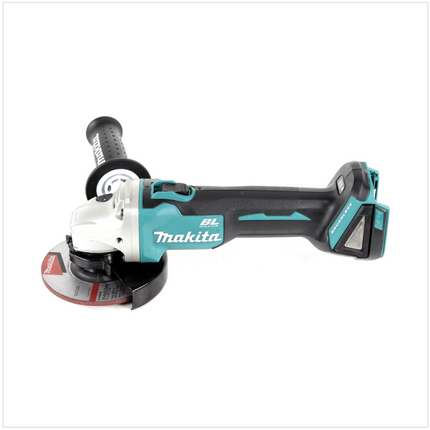 Makita DGA 504 M1J cordless angle grinder 18V 125mm brushless + 1x battery 4,0Ah + Makpac - without charger