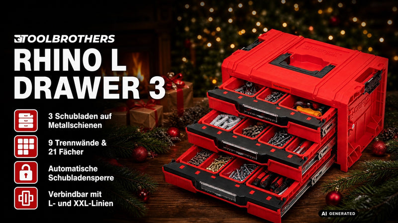 Toolbrothers RHINO Adventskalender 2026 - LIMITED BLACK MILWAUKEE EDITION
