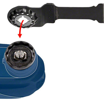 Bosch EXPERT PAIZ 32 AIT Tauchsägeblatt Starlock Plus 32 x 50 mm 1 Stk. ( 2608900019 ) für Metall Carbide MetalMax - Nachfolger von 2608662555