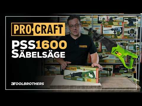 Procraft PSS1600 Säbelsäge 800 Watt + Sägeblatt